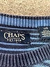 Chaps 100% Cotton Stripes Blue Pullover Sweater Size L - photo 7