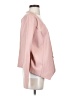 Just Fab 100% Polyurethane Solid Pink Jacket Size XS - photo 4