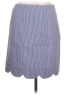 Sara Campbell Chevron-herringbone Blue Casual Skirt Size 12 - photo 1