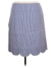 Sara Campbell Chevron-herringbone Blue Casual Skirt Size 12 - photo 2