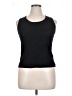August Silk Black Sleeveless Top Size XL - photo 1