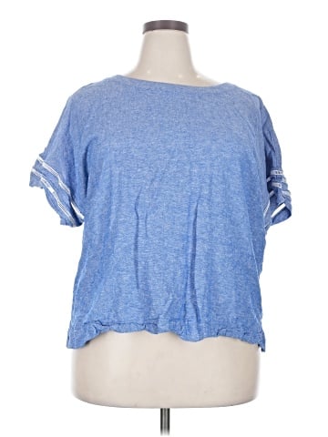 Anne Klein Short Sleeve Top (view 1)