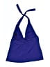 Bisou Bisou Solid Blue Swimsuit Top Size L - photo 2