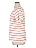 Croft & Barrow 100% Cotton Stripes Orange Short Sleeve Top Size 1X - photo 5