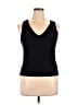 Marled Black Tank Top Size XL - photo 1