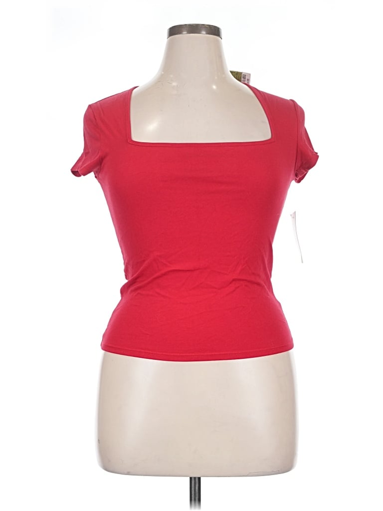 Assorted Brands Tank Top Red Strapless Neckline Tops