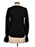 Aqua 100% Polyester Black Long Sleeve Blouse Size XS - photo 2