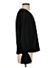 Aqua 100% Polyester Black Long Sleeve Blouse Size XS - photo 4