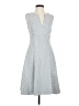 Chaps Polka Dots Gray Cocktail Dress Size 4 - photo 1