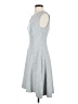 Chaps Polka Dots Gray Cocktail Dress Size 4 - photo 5