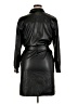 Nic + Zoe 100% Polyurethane Black Trenchcoat Size XL - photo 2