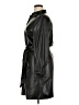 Nic + Zoe 100% Polyurethane Black Trenchcoat Size XL - photo 5