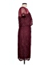 JS Collections 100% Polyester Burgundy Cocktail Dress Size 10 - photo 4