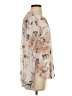 OVI 100% Polyester Floral Ivory Long Sleeve Blouse Size S - photo 4