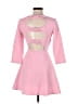 Zara Solid Pink Cocktail Dress Size XS (estimated) - photo 2
