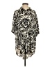 Willow 100% Rayon Animal Print Ivory Short Sleeve Blouse Size S - photo 1