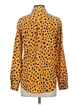Equipment Long Sleeve Silk Top (view 2)