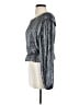 BCBGMAXAZRIA Silver Long Sleeve T-Shirt Size S - photo 5