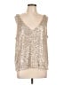 H&M Silver Sleeveless Blouse Size L - photo 1