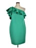 Eliza J Green Cocktail Dress Size 16 - photo 1