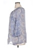 Quintessential 100% Polyester Blue 3/4 Sleeve Blouse Size 1X - photo 5