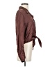 Wilfred 100% Cupro Brown Long Sleeve Blouse Size S - photo 4