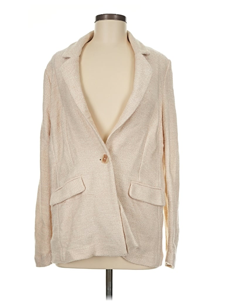 Pre-owned Sanctuary For Anthropologie Blazer Jacket In Ivory