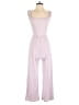 Caution to the Wind Stripes Purple Jumpsuit Size S - photo 1
