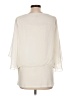 Coco Bianco 100% Polyester Ivory 3/4 Sleeve Blouse Size L - photo 2