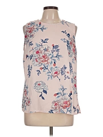 Pale Sky Sleeveless Blouse (view 1)