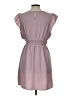 No Comment 100% Polyester Solid Pink Casual Dress Size L - photo 2