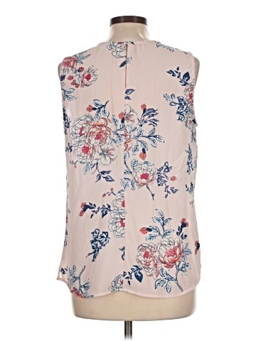 Pale Sky Sleeveless Blouse (view 2)