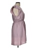 No Comment 100% Polyester Solid Pink Casual Dress Size L - photo 4