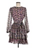 Boden 100% Polyester Floral Purple Cocktail Dress Size 6R - photo 1