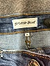STUDIO BLUE Solid Blue Jeans Size 30 waist - photo 4