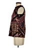 Keren Hart Brown Sleeveless Blouse Size S - photo 5