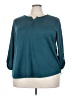 Angels Teal 3/4 Sleeve Top Size 3X - photo 1