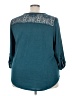 Angels Teal 3/4 Sleeve Top Size 3X - photo 2