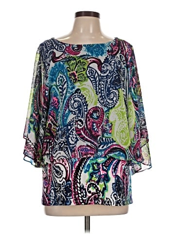 Coco Bianco 3/4 Sleeve Blouse (view 1)