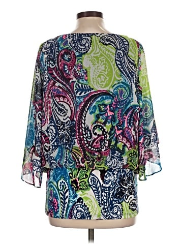 Coco Bianco 3/4 Sleeve Blouse (view 2)