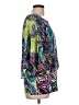 Coco Bianco 100% Polyester Paisley Blue 3/4 Sleeve Blouse Size L - photo 4