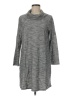 Purejill 100% Cotton Gray Turtleneck Sweater Size Med Petite - photo 1