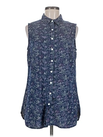 Coldwater Creek Sleeveless Button-Down Shirt (view 1)