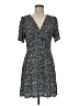 Leith 100% Viscose Polka Dots Black Casual Dress Size M - photo 1