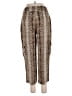 Elie Tahari 100% Viscose Animal Print Brown Cargo Pants Size 8 - photo 2