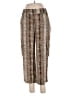 Elie Tahari 100% Viscose Animal Print Brown Cargo Pants Size 8 - photo 1