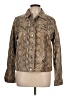 Harve Benard 100% Polyester Animal Print Gold Jacket Size L - photo 1