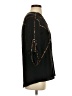 BCBGMAXAZRIA 100% Silk Black 3/4 Sleeve Silk Top Size XS - photo 4