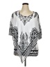 Nygard 100% Polyester White Short Sleeve Blouse Size 1X (estimated) - photo 1