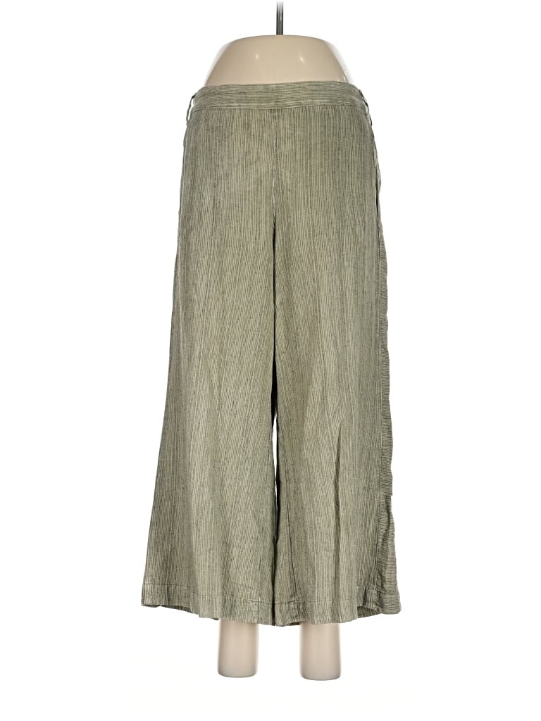 Pre-owned By Anthropologie Linen Pants In Teal